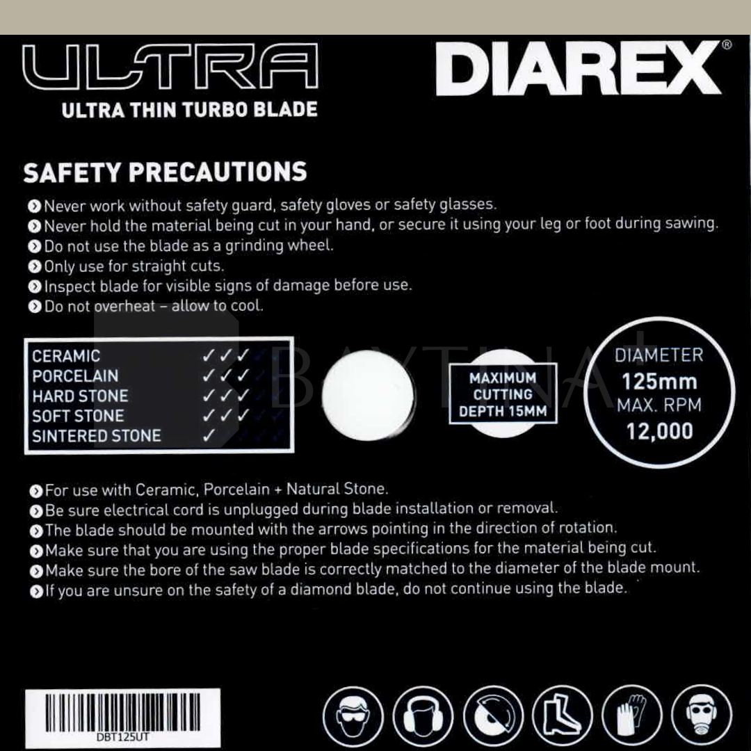 [DIAREX] Ultra Thin Turbo Blade 125mm