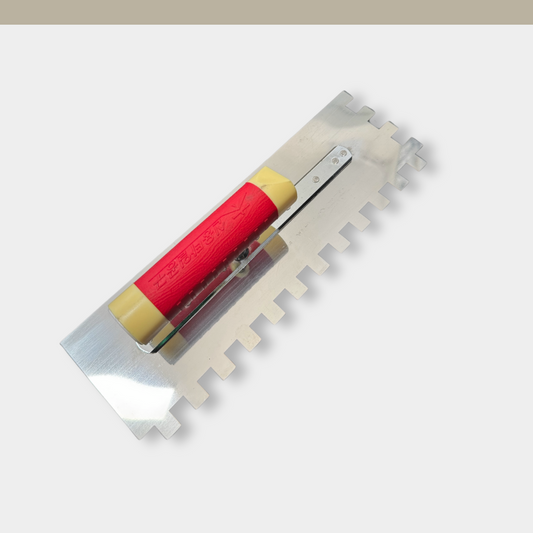 [KR] Notched Trowel RED 300 x 12mm (Square)