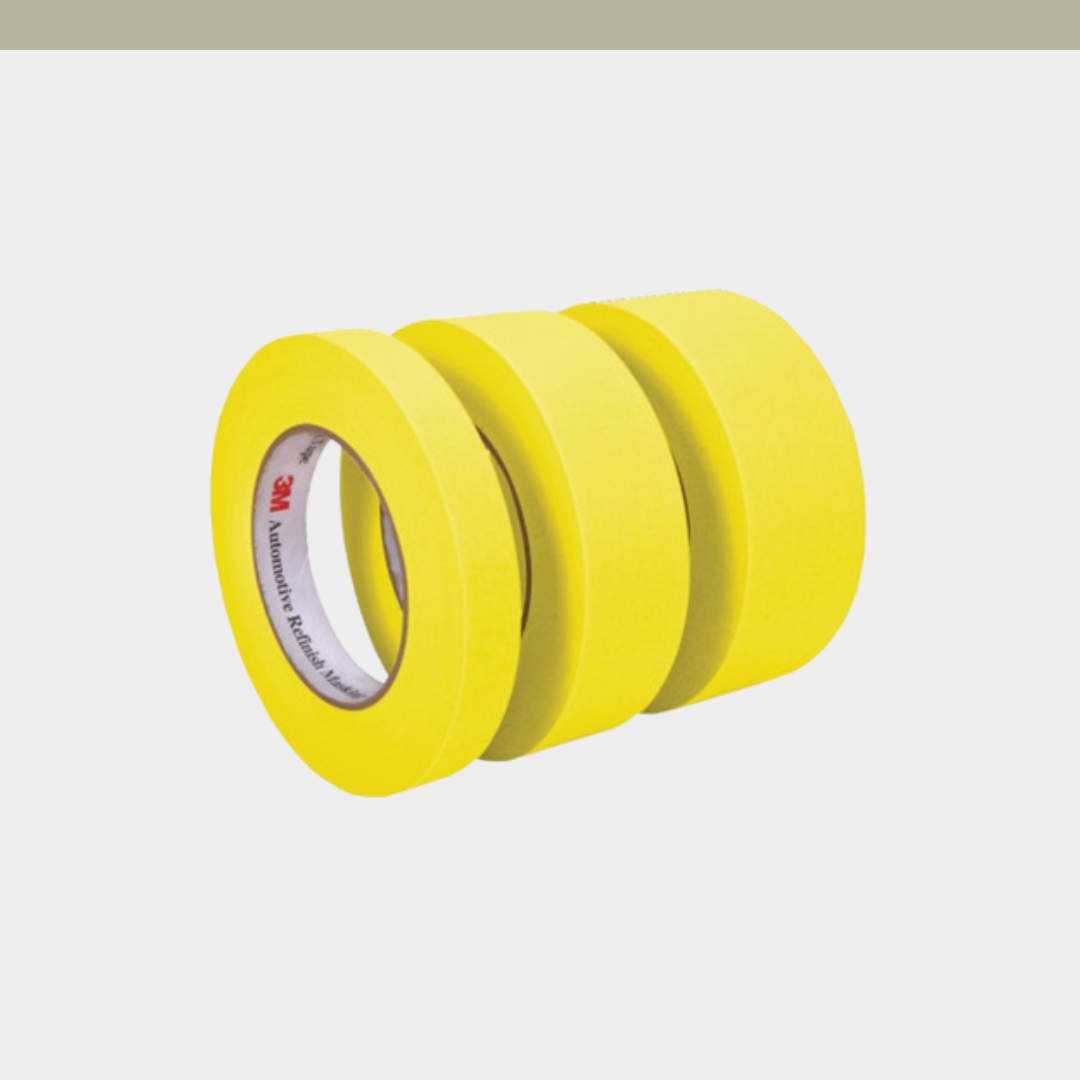 [3M] (PREMIUM) YELLOW MASKING TAPE 36MM X 55M