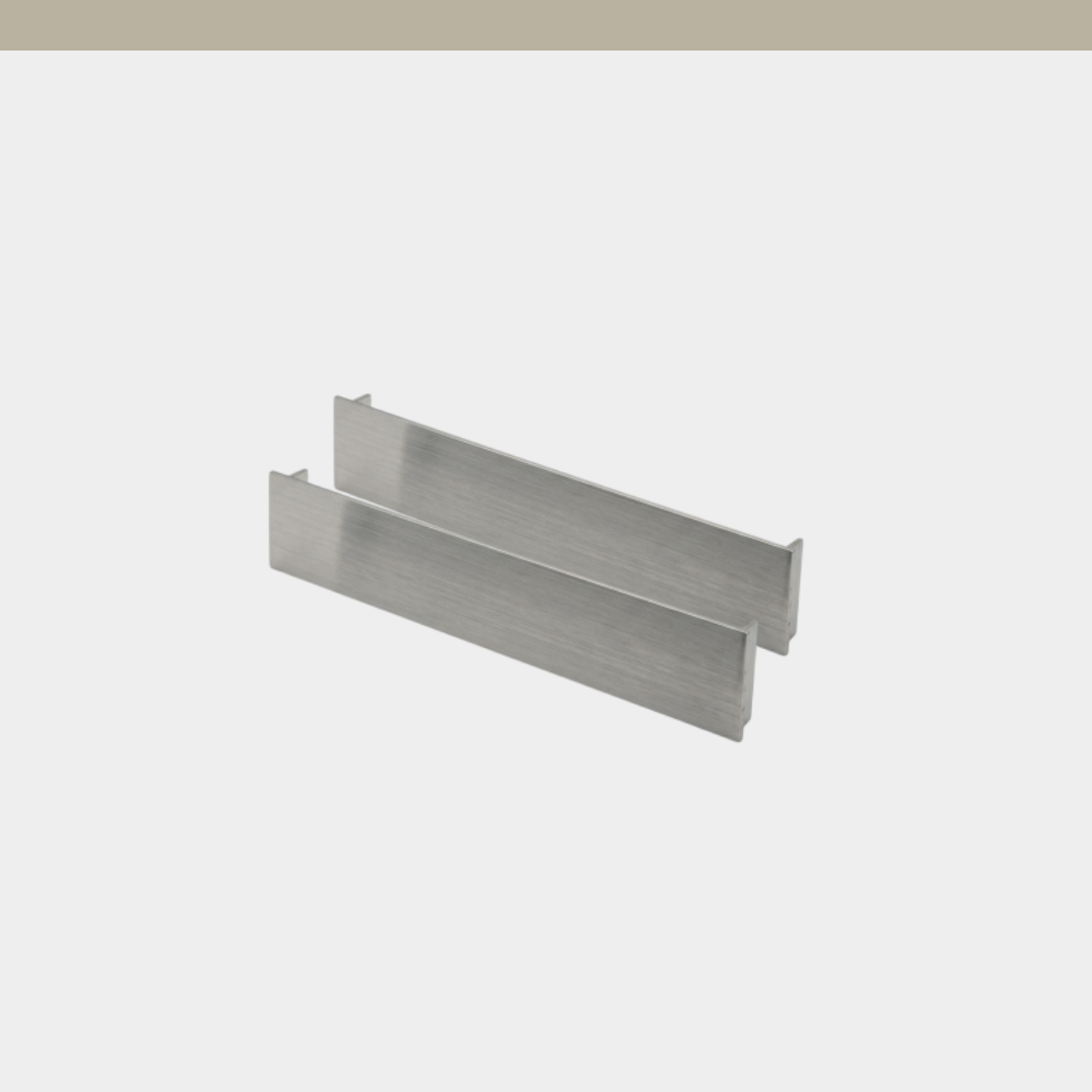 [LAUXES] Slimline Tile Insert 21 BRUSHED NICKEL