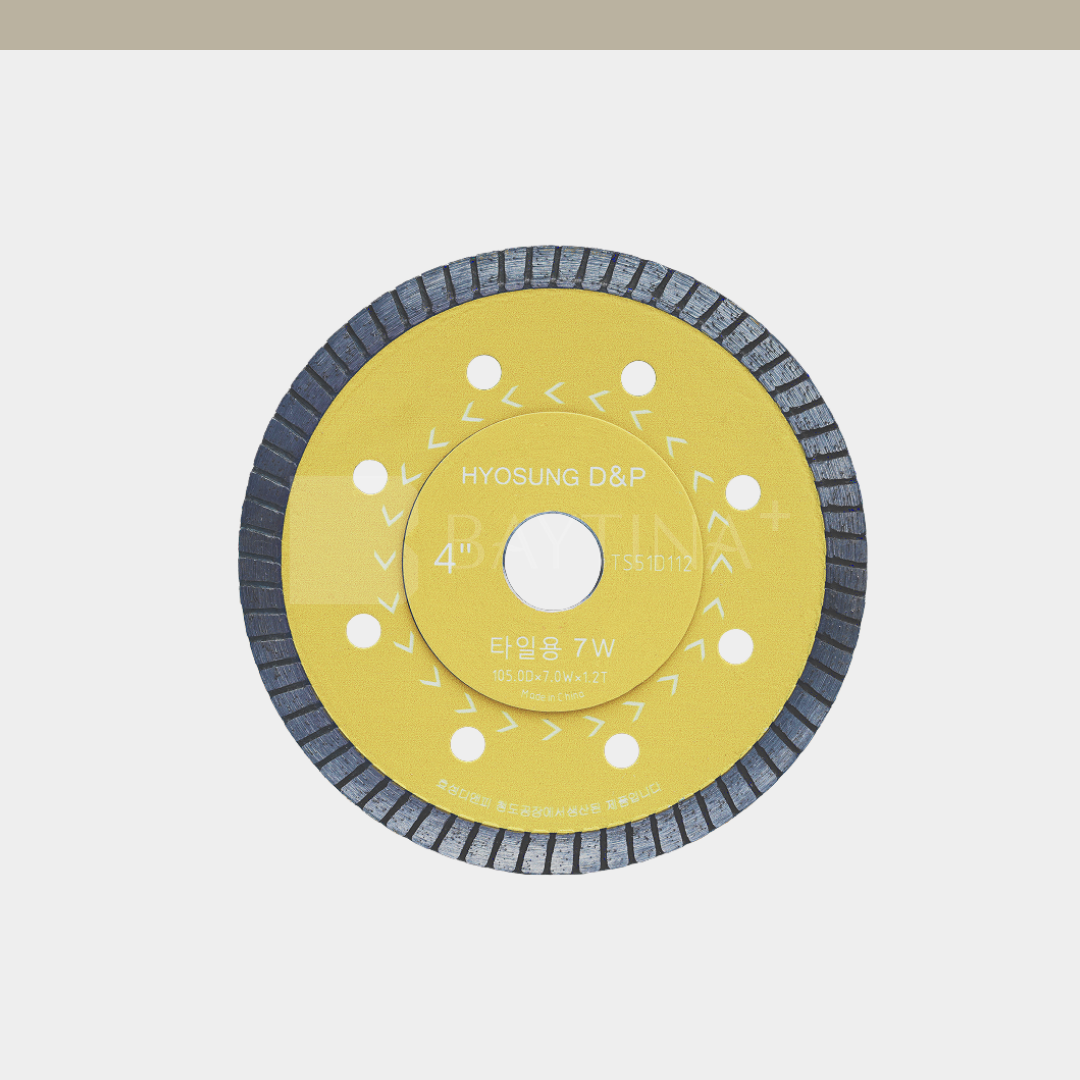 [KR] Hyosung Tile Saw Blade 4 inch