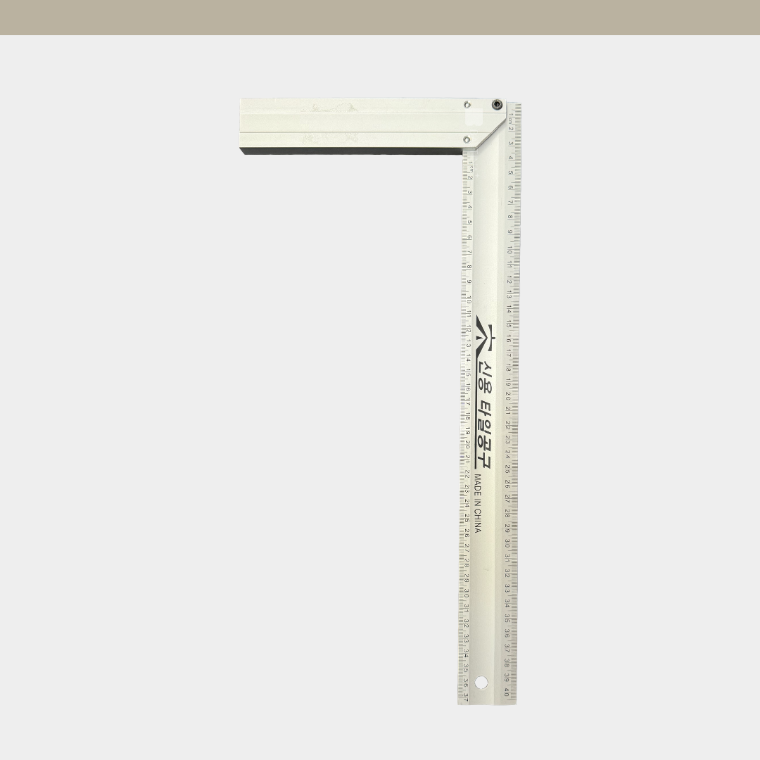[KR] Al. L-square Ruler 400mm