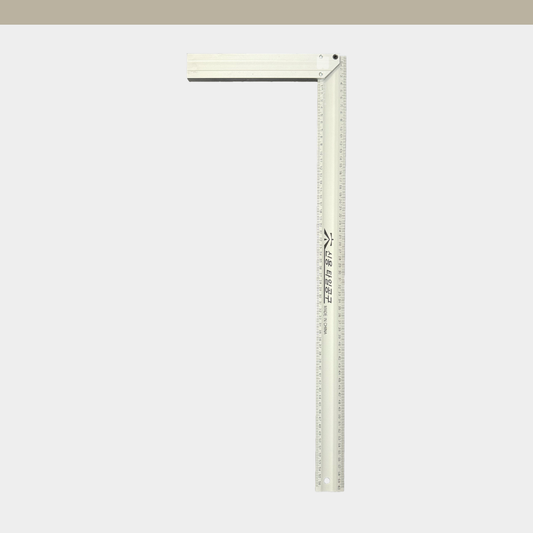[KR] Al. L-square Ruler 600mm