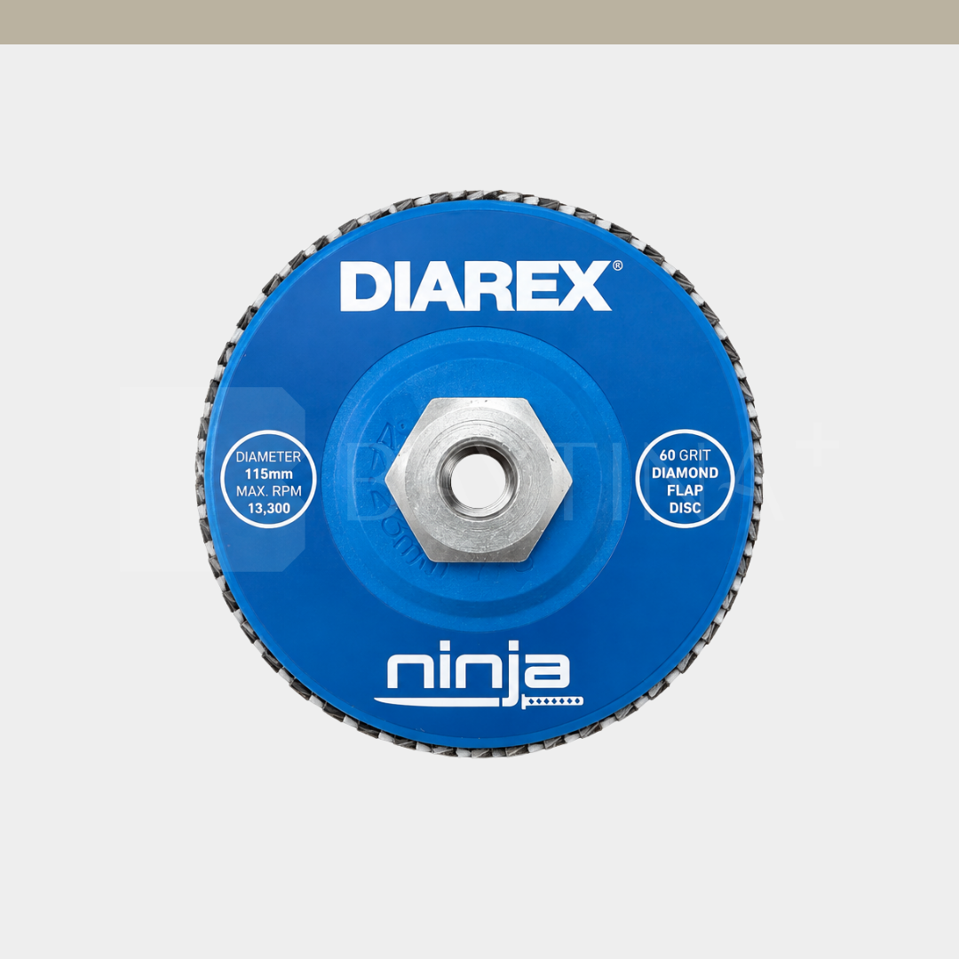 [DIAREX] Ninja Diamond Flap Disc 115mm 060Grit