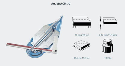 [SIGMA] Tile Cutter 700mm UP - PULL STYLE WITH DIAGONAL ARM