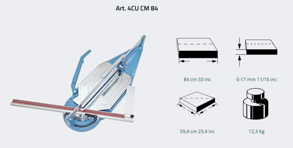 [SIGMA] Tile Cutter 840mm UP - PULL STYLE WITH DIAGONAL ARM