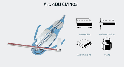 [SIGMA] Tile Cutter 1030MM UP - PULL STYLE WITH DIAGONAL ARM