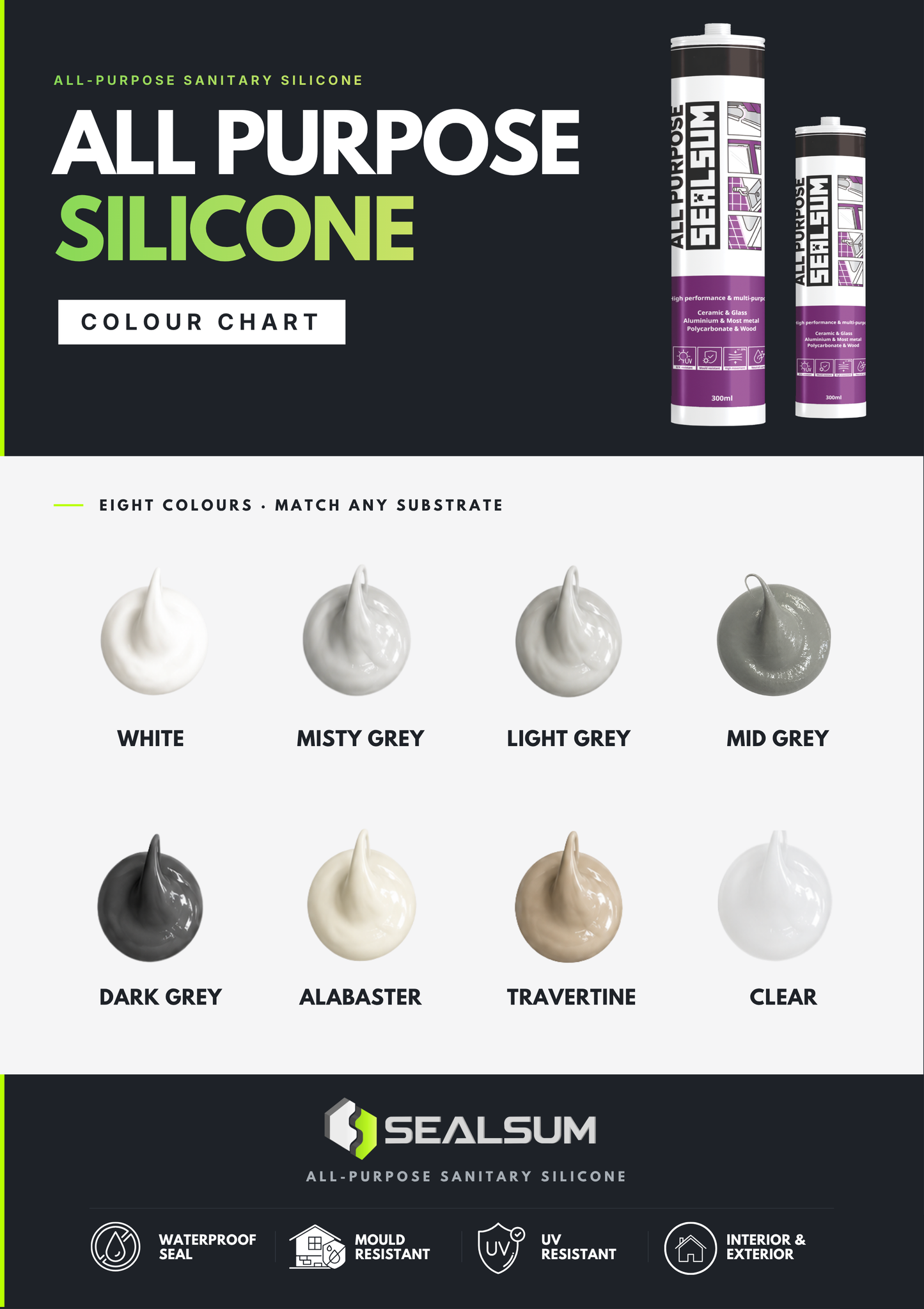[SEALSUM] All Purpose Sanitary Silicone