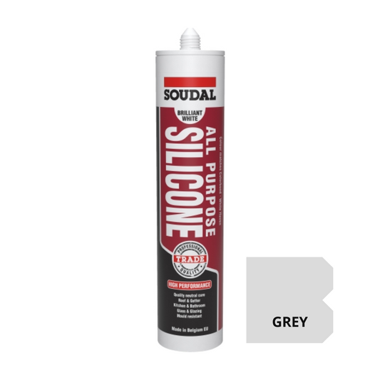 [SOUDAL] All Purpose Silicone 300ml - Grey