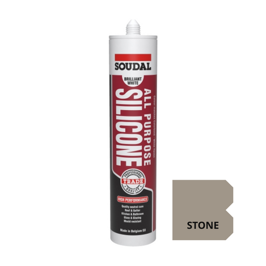 [SOUDAL] All Purpose Silicone 300ml - Stone