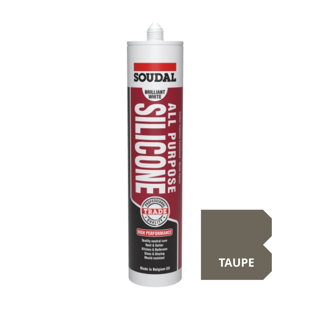 [SOUDAL] All Purpose Silicone 300ml - Taupe