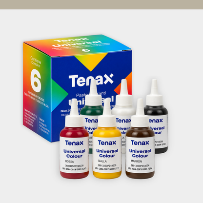 [TENAX] UNIVERSAL COLOURS PASTE - Set 6 x 75ml