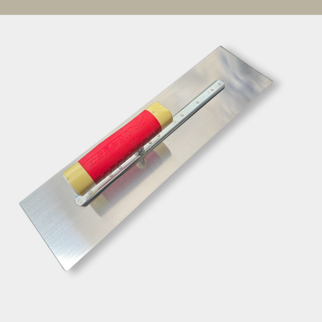 [KR] Plastering Square Trowel Red (Steel) 360 x 120 x 0.8T