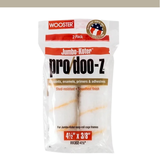 [iQuip] Wooster Jumbo Koter Pro/Doo-Z Cover 115mm 10mm Nap 2Pk