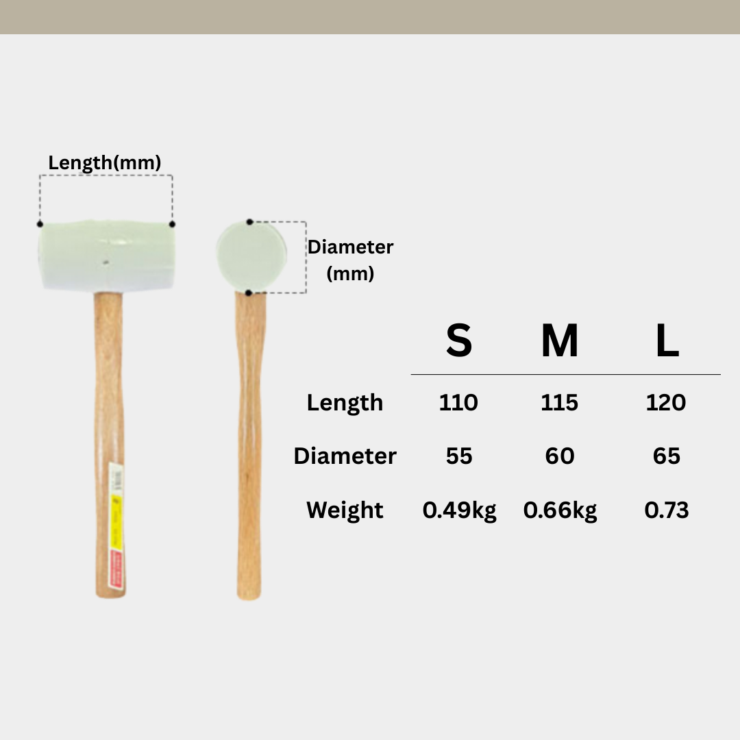 [KR] SY Rubber Hammer (S/M/L)